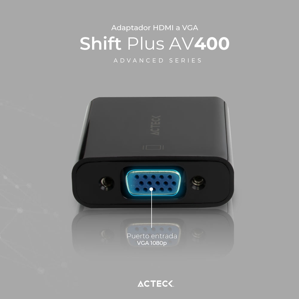 Adaptador HDMI a VGA ACTECK AV400 