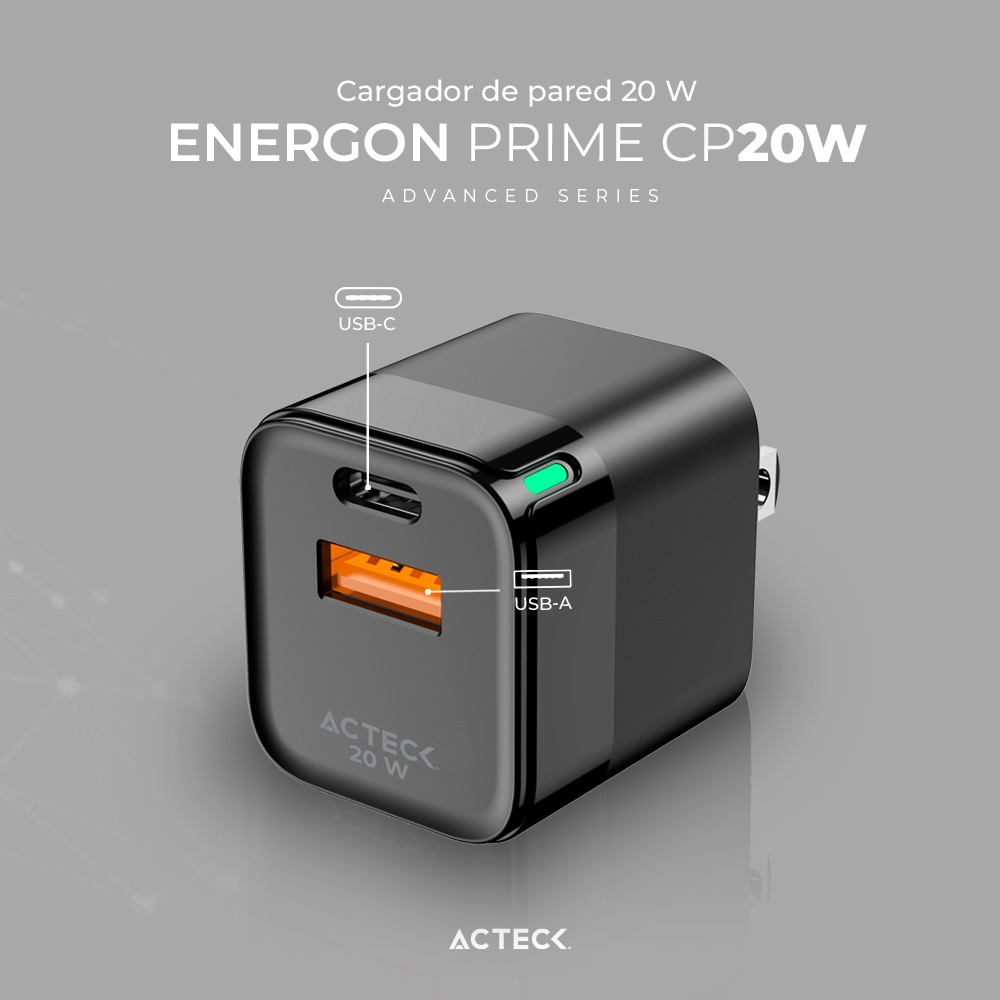 Cargador ACTECK CP20W 