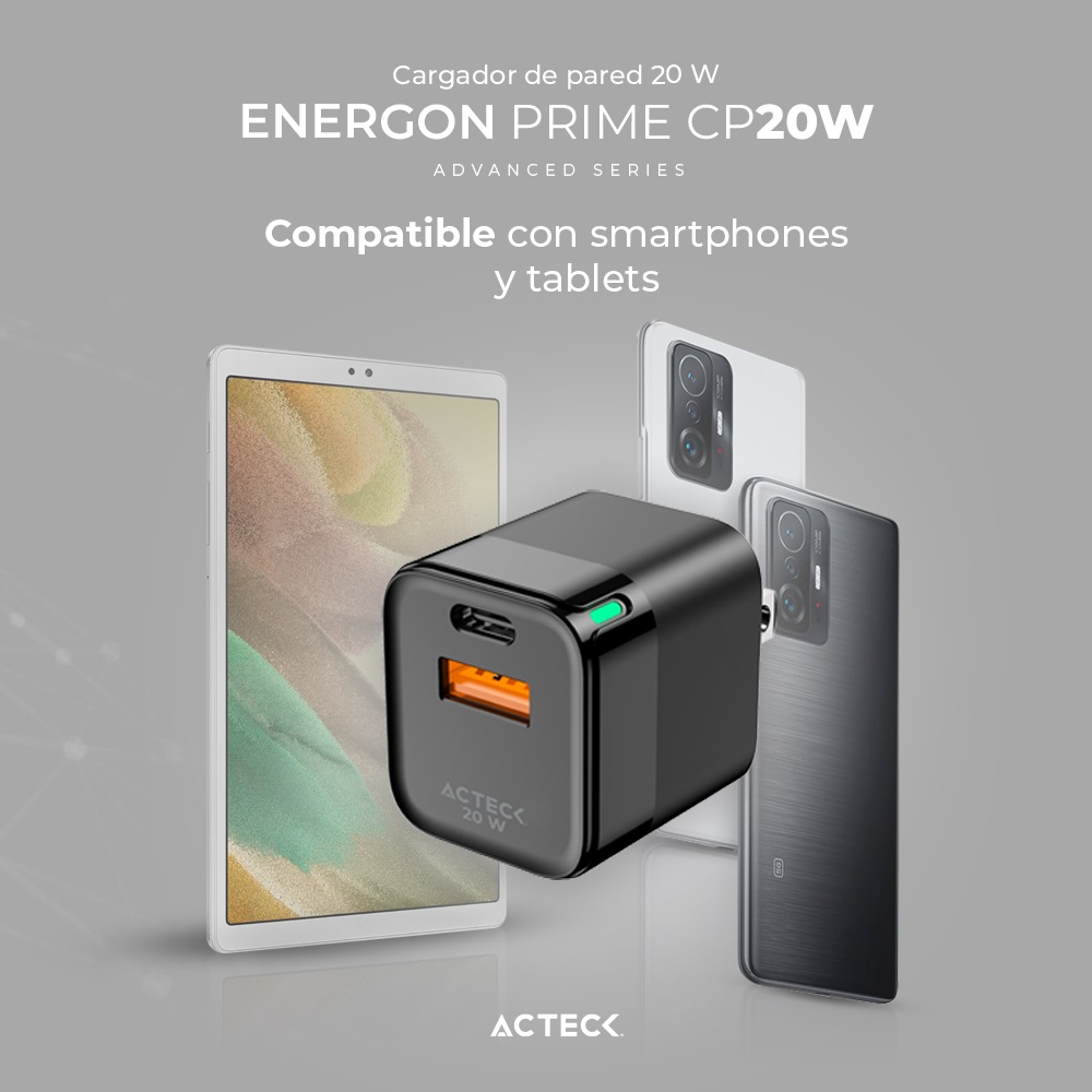 Cargador ACTECK CP20W 