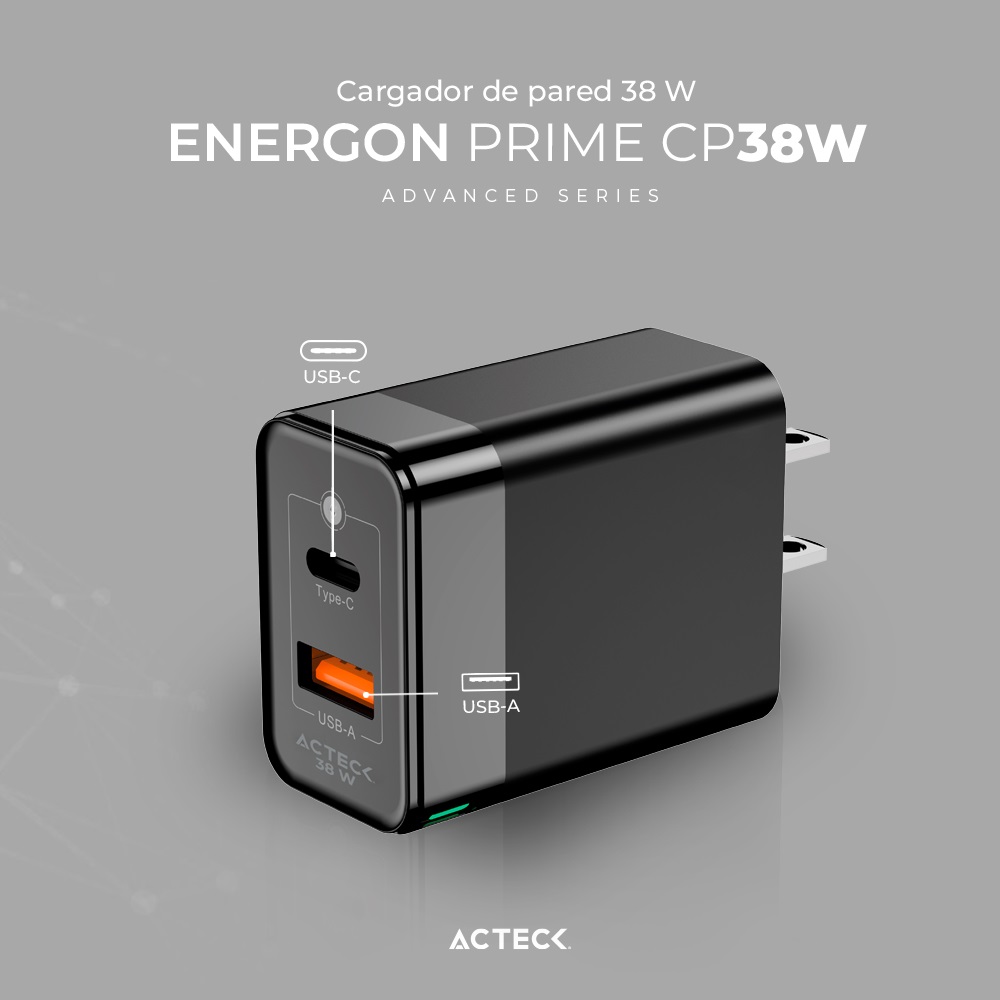 Cargador ACTECK CP38W 