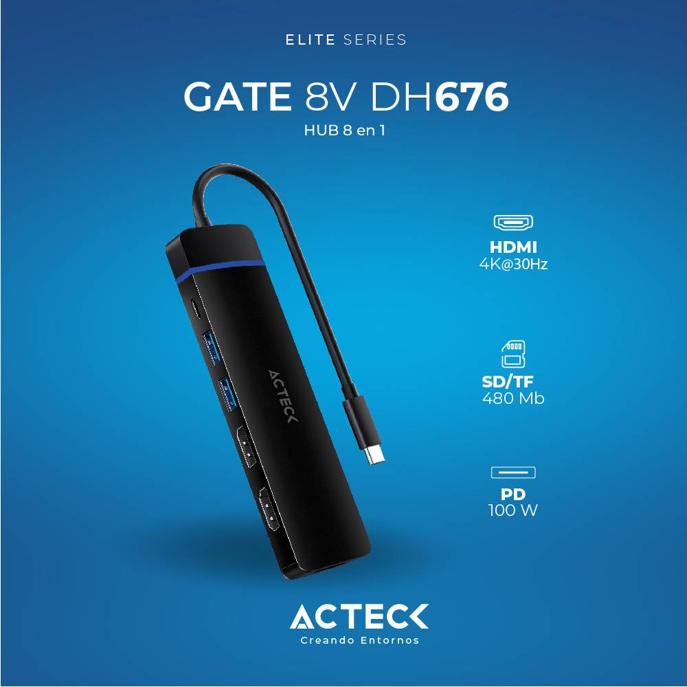 HUB USB ACTECK DH676 