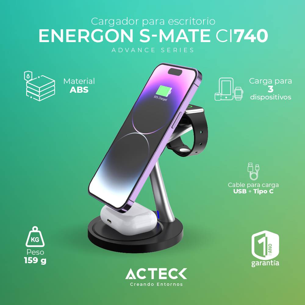 Cargador ACTECK CI7407 