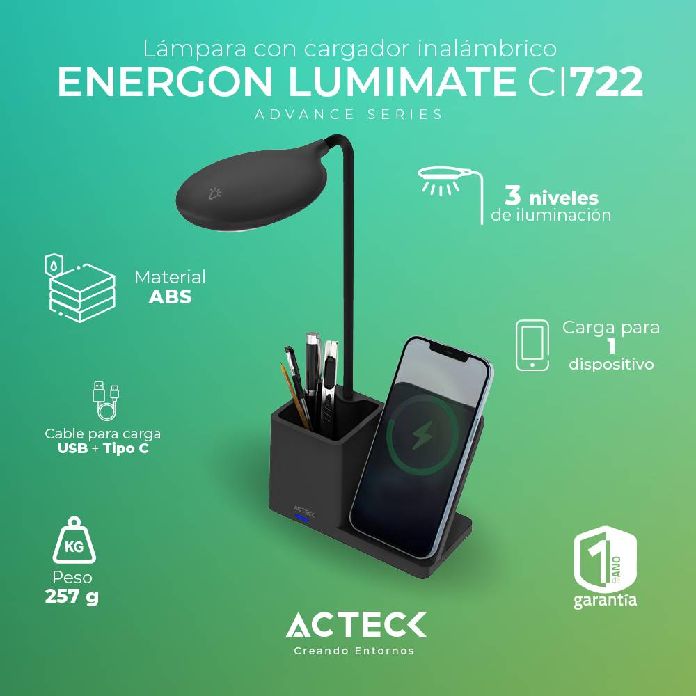 Cargador  ACTECK CI722 