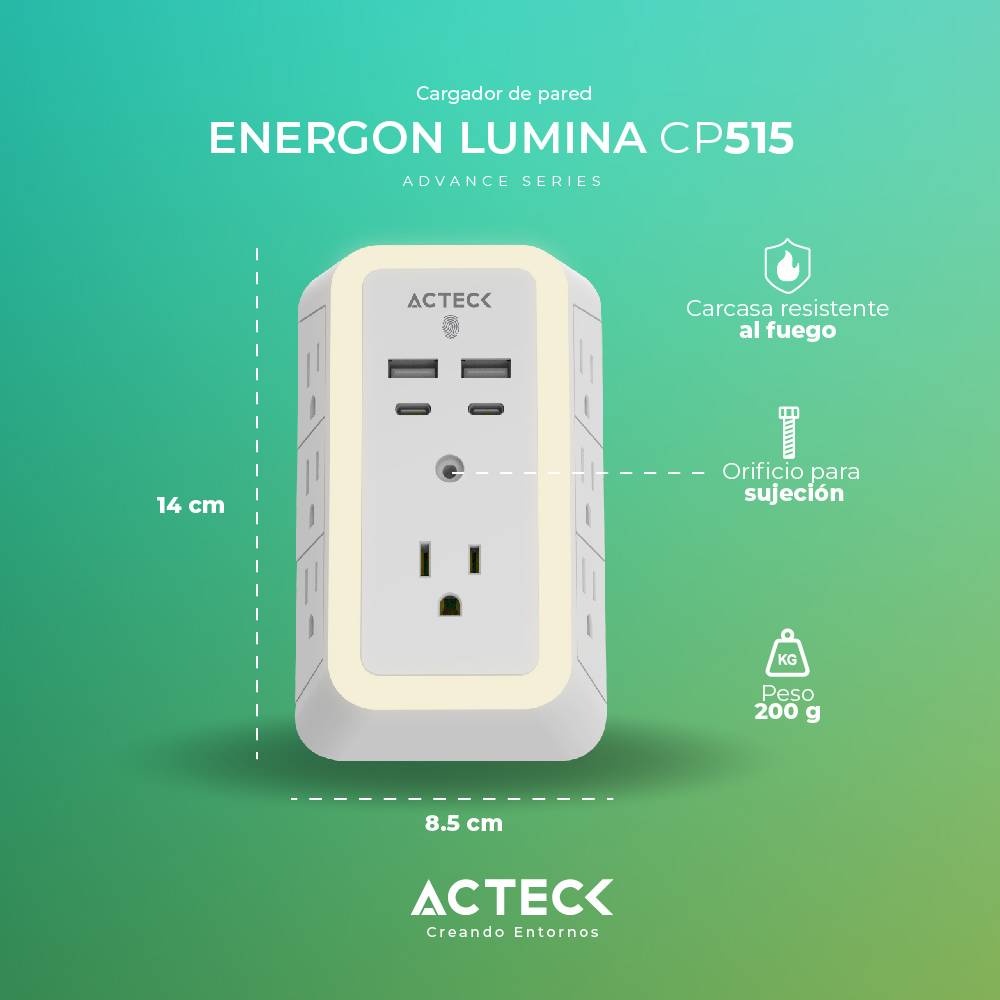 Cargador de pared ACTECK AC-936484