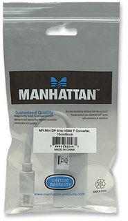 Adaptador mini DisplayPort a HDMI MANHATTAN 322461