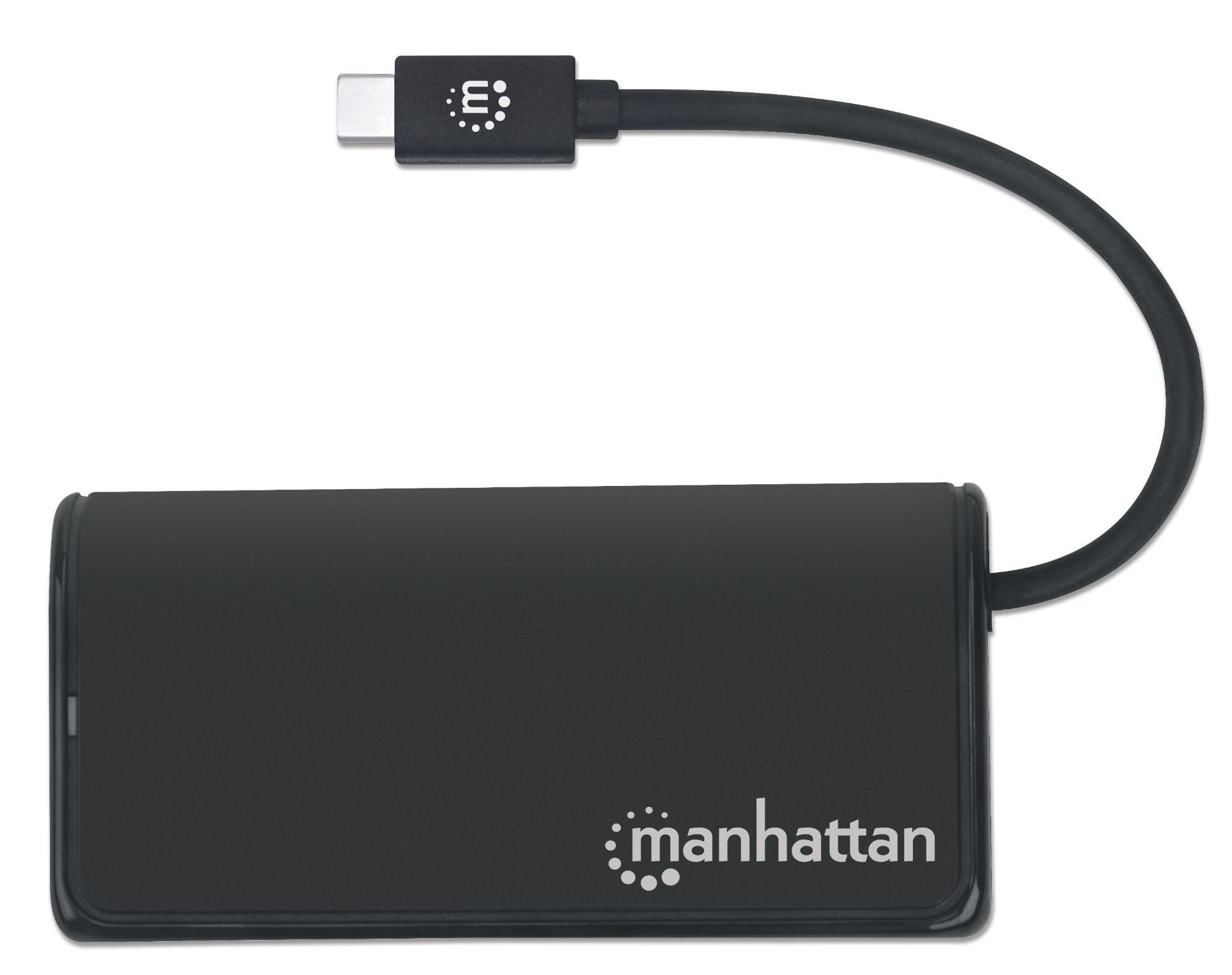 Conector Múltiple de 4 Puertos para USB MANHATTAN 164924