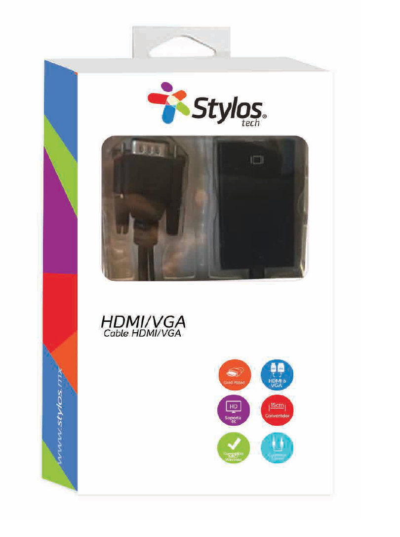 Adaptadores HDMI Stylos STACHV1B