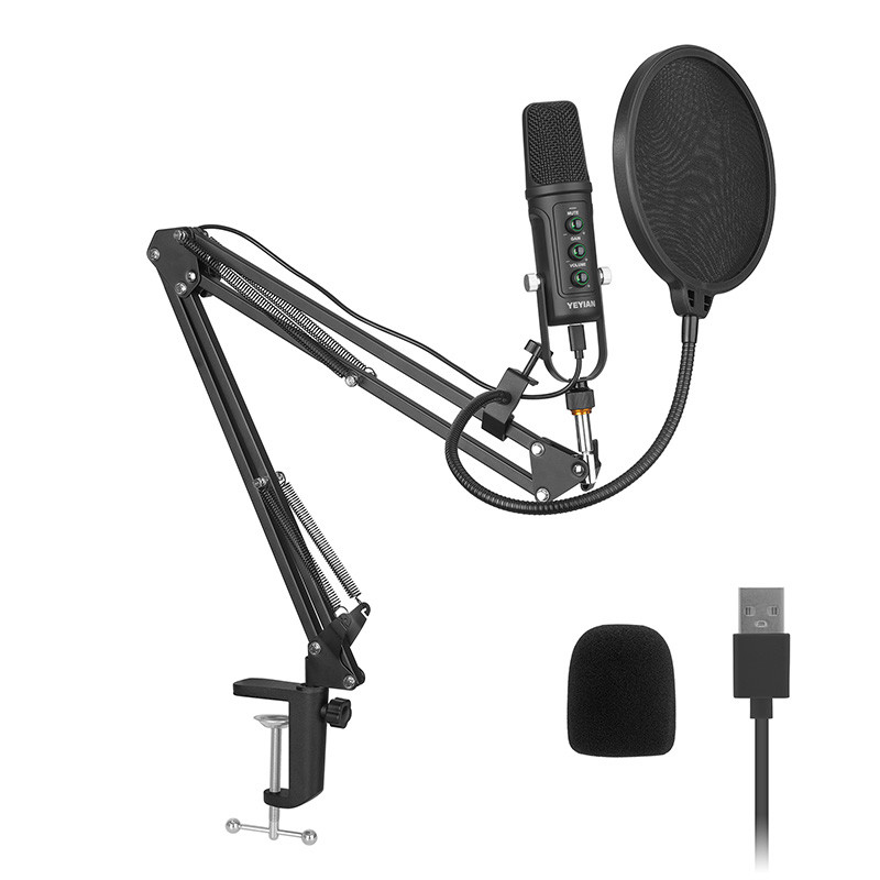 Micrófono Condensador Kit para Streaming Yeyian YSA-UCHQ-01
