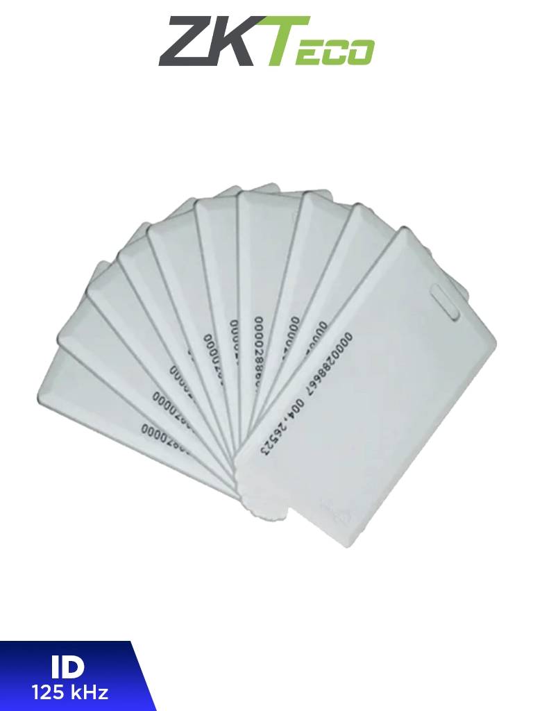Tarjetas compatibles con lectores RFID con fr ZK TECO IDCARDKR2K 