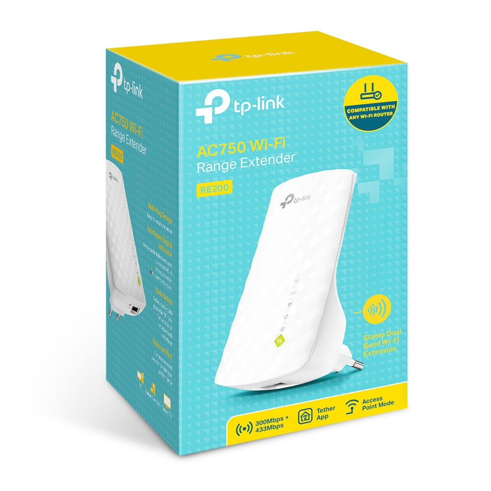 Extensor de Rango Dual Band   TP-LINK RE200