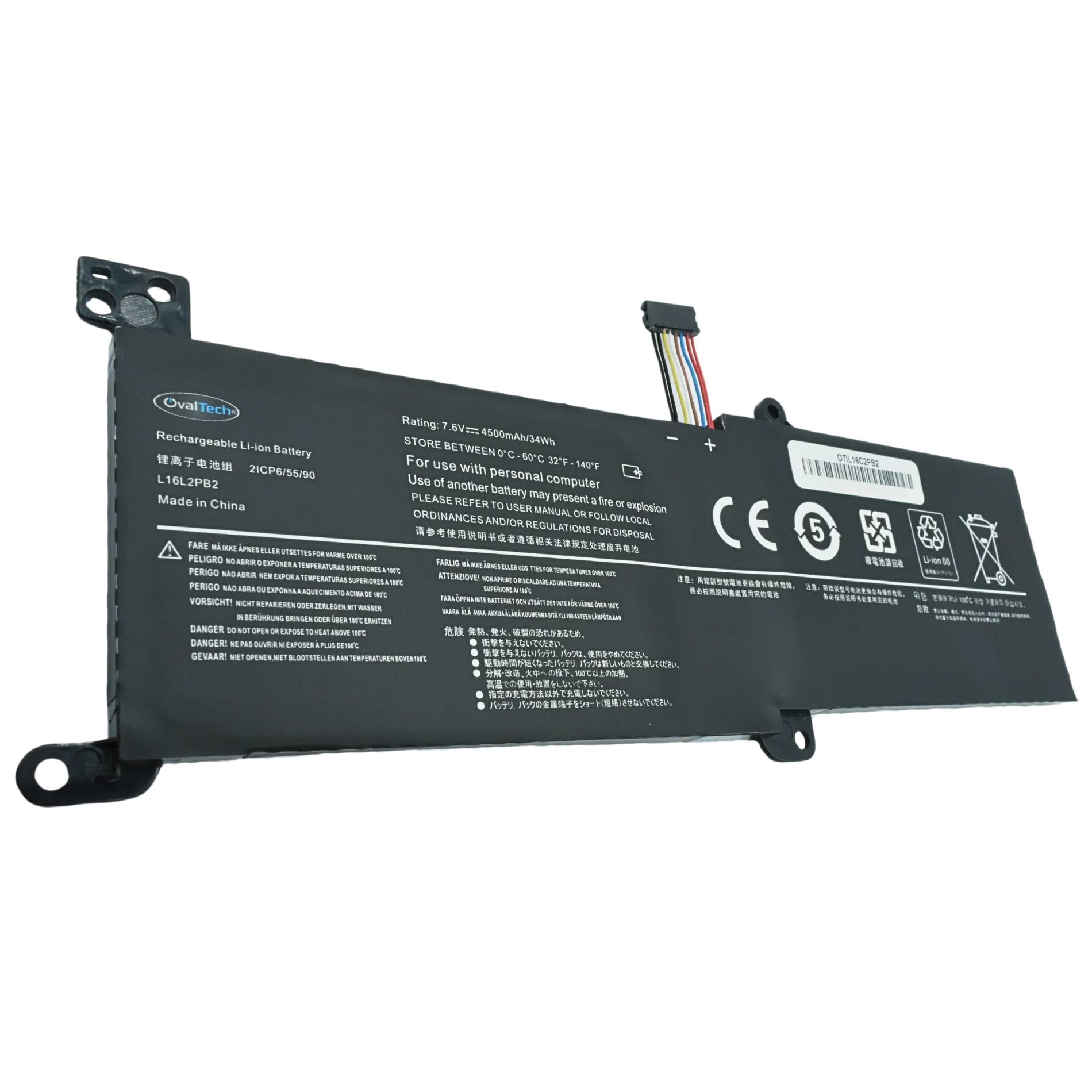 Baterias para Laptops OVALTECH OTIL16C2PB2