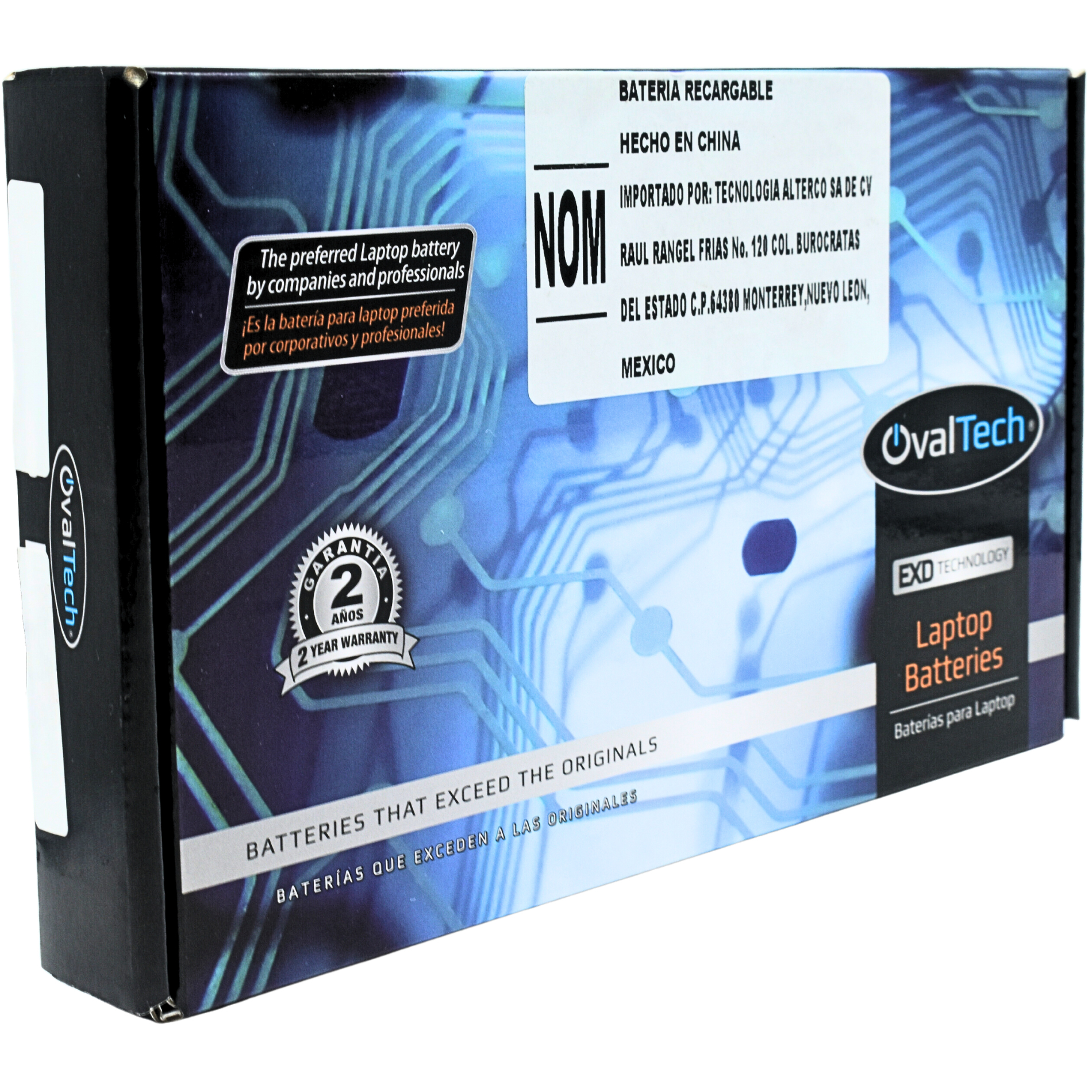 Bateria  OVALTECH OTA1705 
