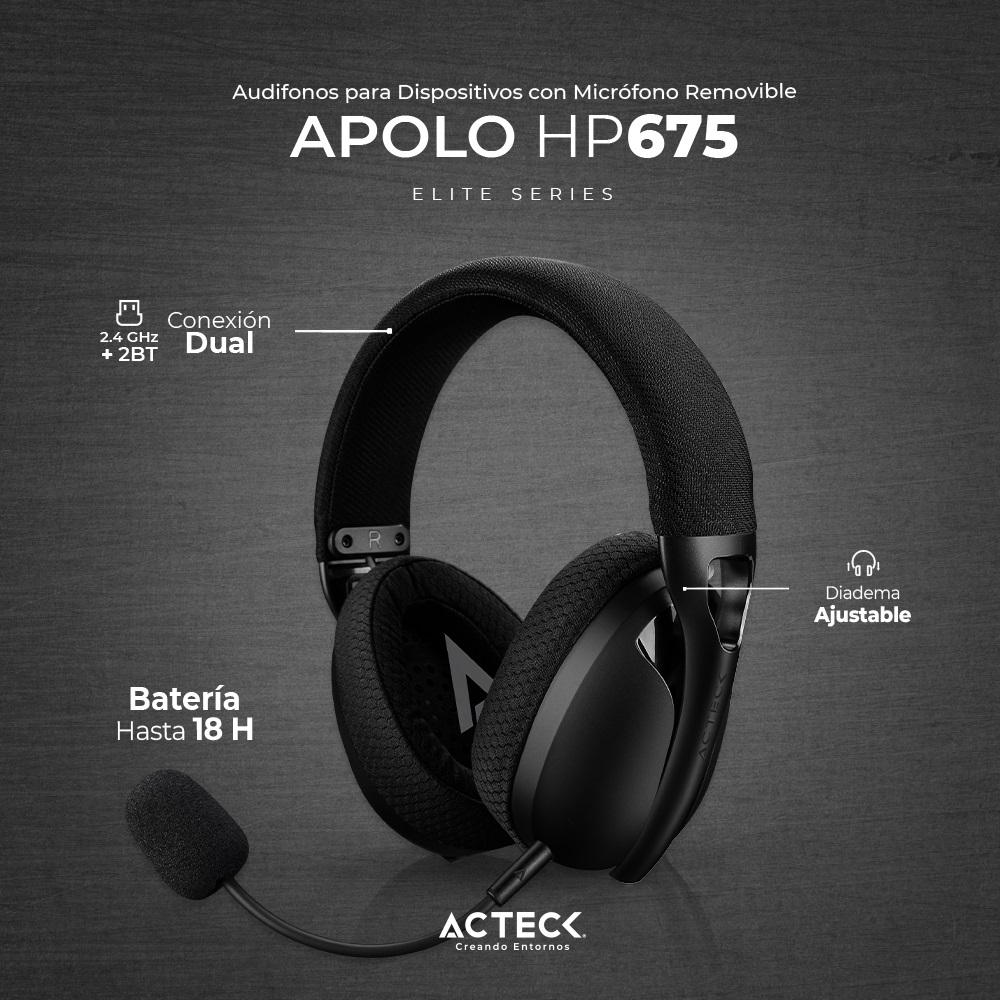 Auriculares ACTECK HP675 