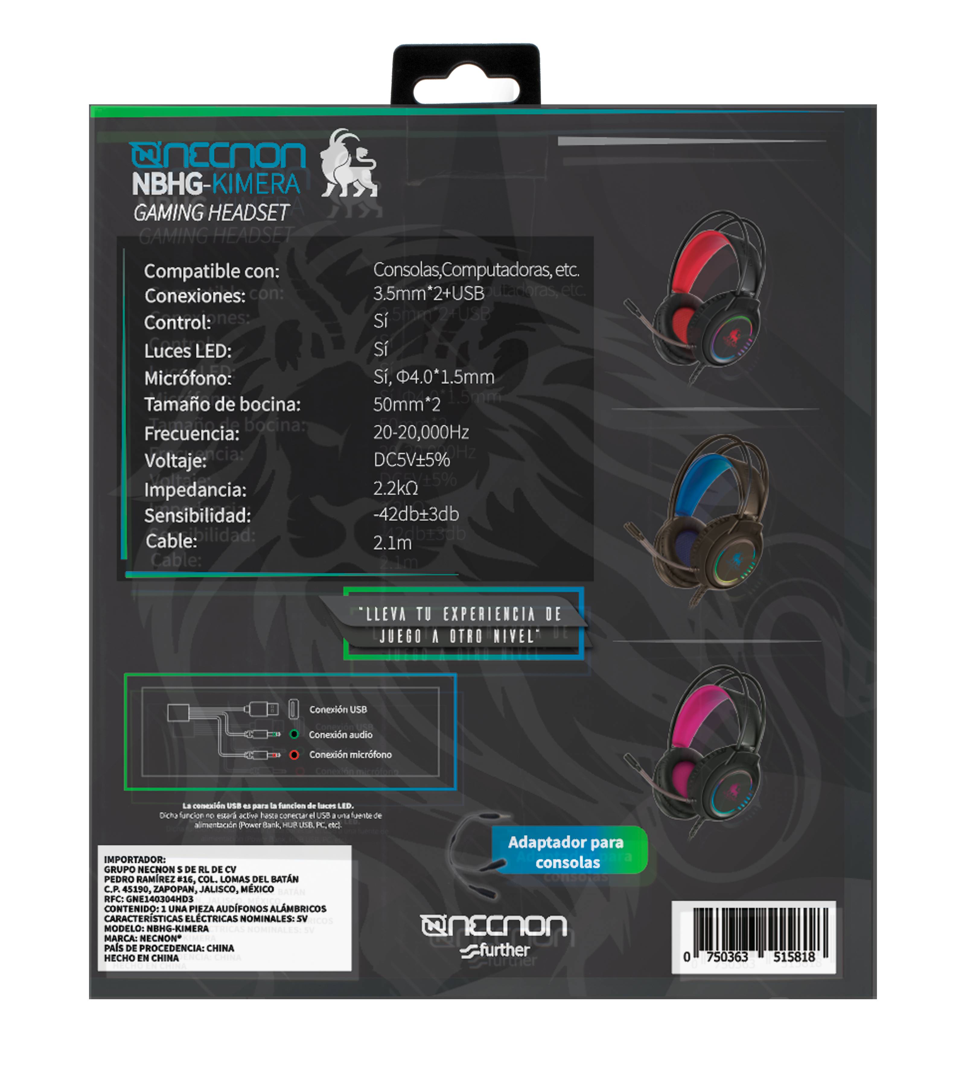 Audifonos NECNON NBHG-KIMERA 