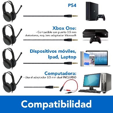 Audifonos Gamer BROBOTIX 651305
