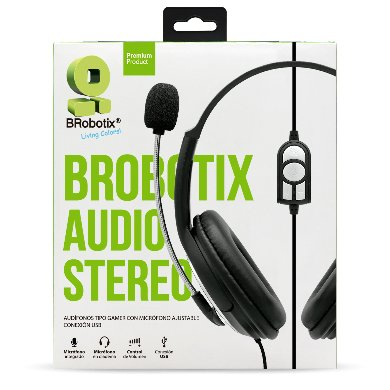 Audífonos Gamer USB Micrófono BROBOTIX 263953