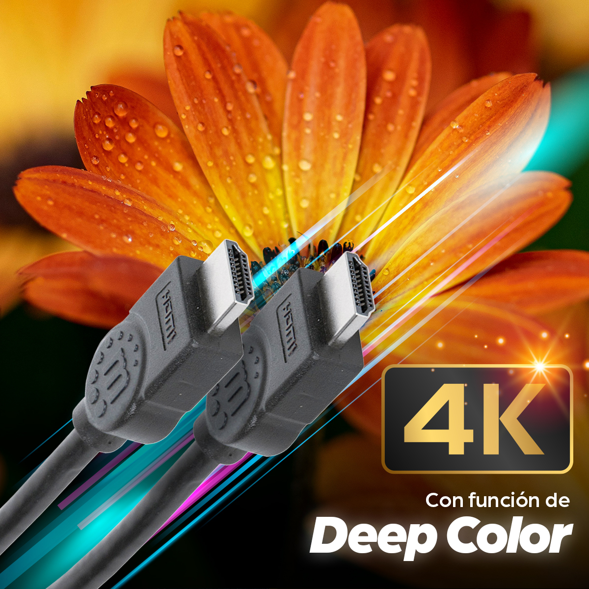 Cable HDMI 4K MANHATTAN 308816