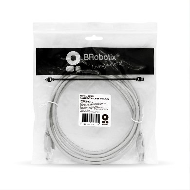 Cable de Red CAT 5E 1m BROBOTIX 497134
