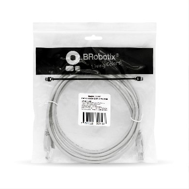 CABLE DE PATCH RED, CAT6 UTP, GRIS, 0.5 M BROBOTIX 308187