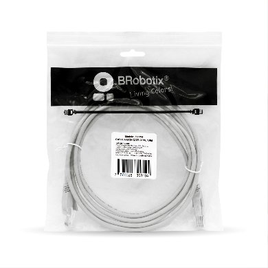 CABLE DE PATCH RED, CAT6 UTP, GRIS, 1.0 M BROBOTIX 308194