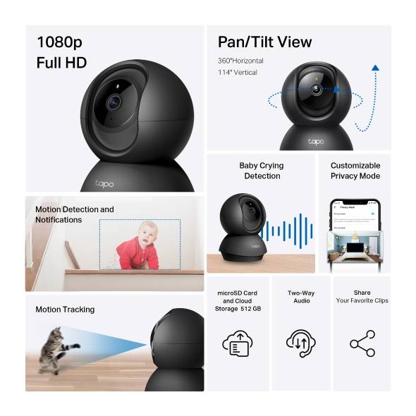 Cámara WiFi TP-LINK TAPO C201