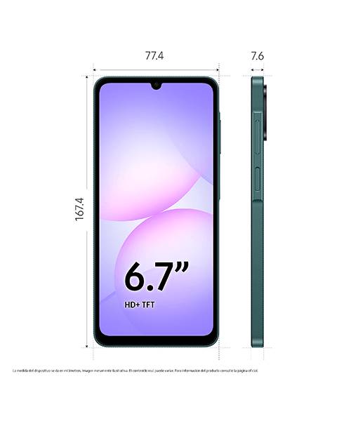 Celular SAMSUNG SAMSUNG GALAXY A07 4GB 128GB VERDE