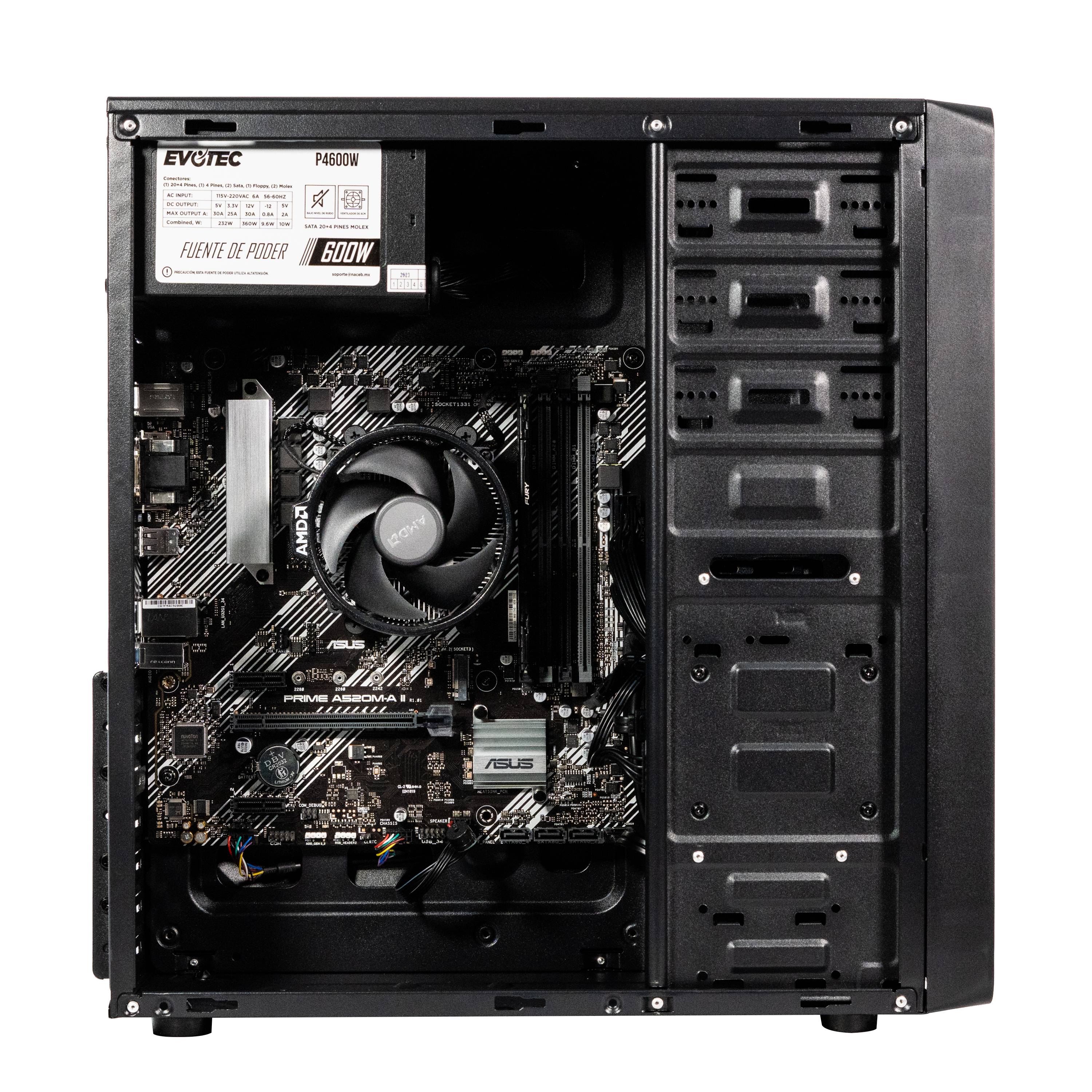 PCs de Escritorio EVOTEC Vertec AMD Ryzen 5 5600GT-01
