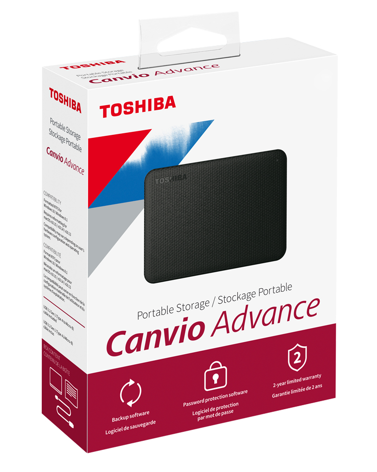 Disco Duro Externo  TOSHIBA Canvio Advance V10