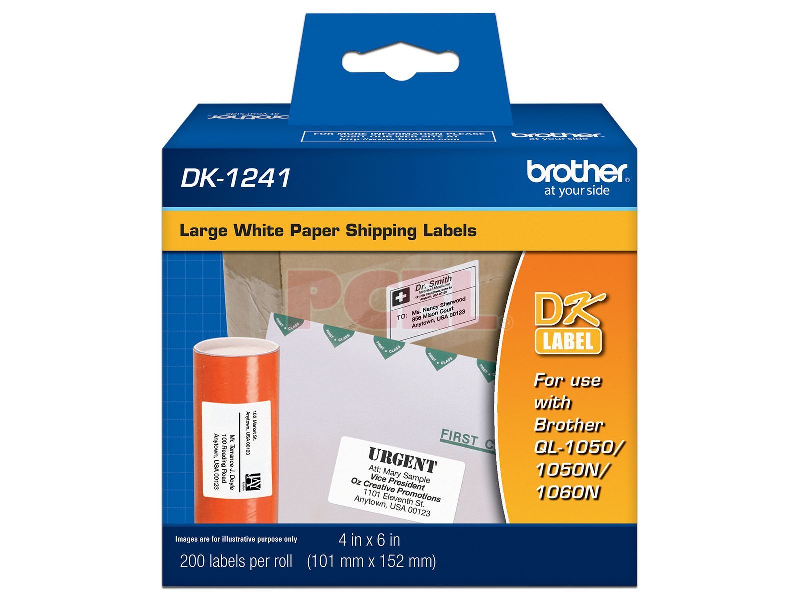 Etiquetas  BROTHER DK1241