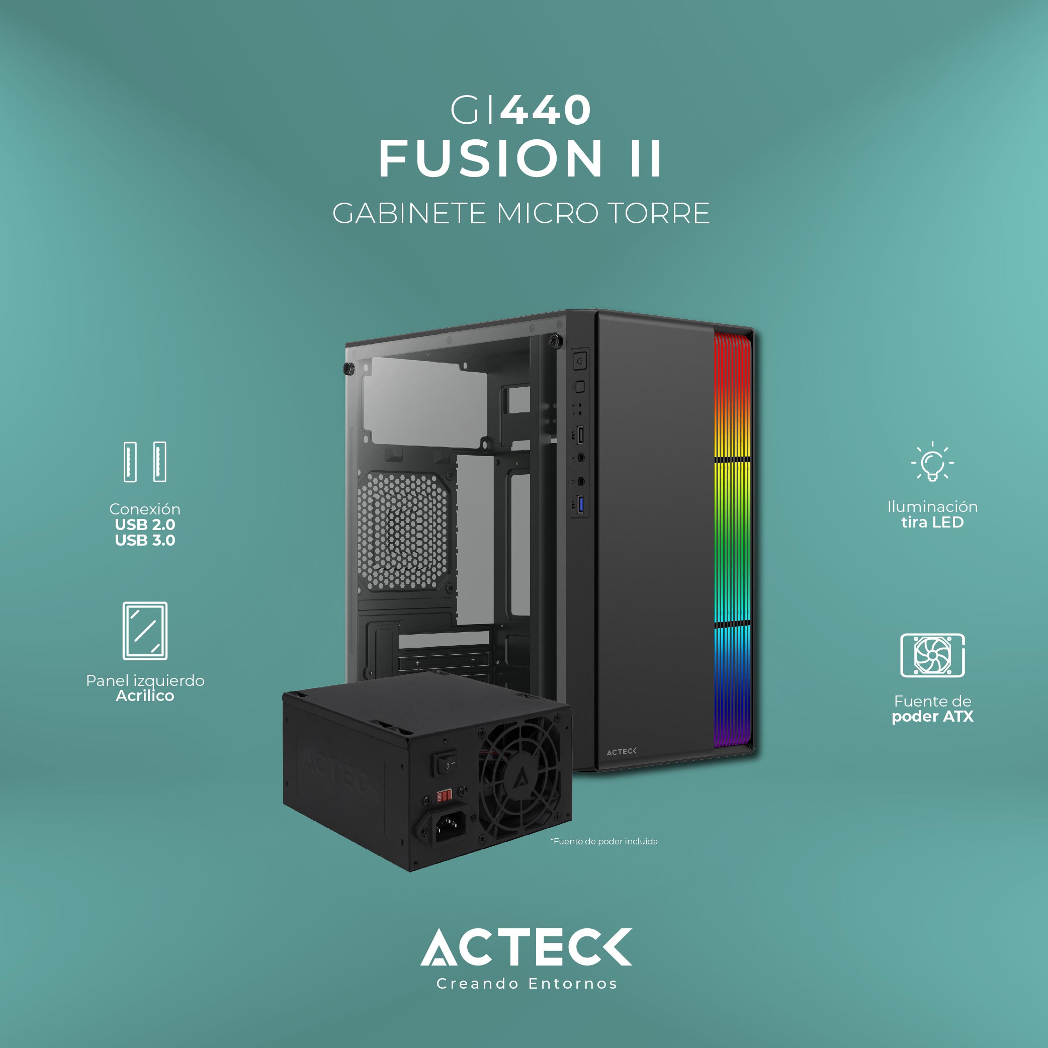 Gabinete ACTECK GI440 