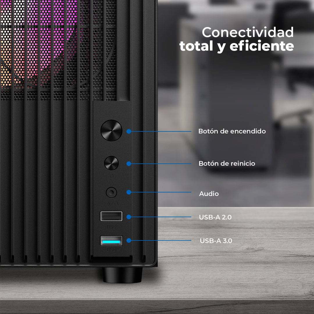 Gabinetes Gaming ACTECK ZYRON GC606