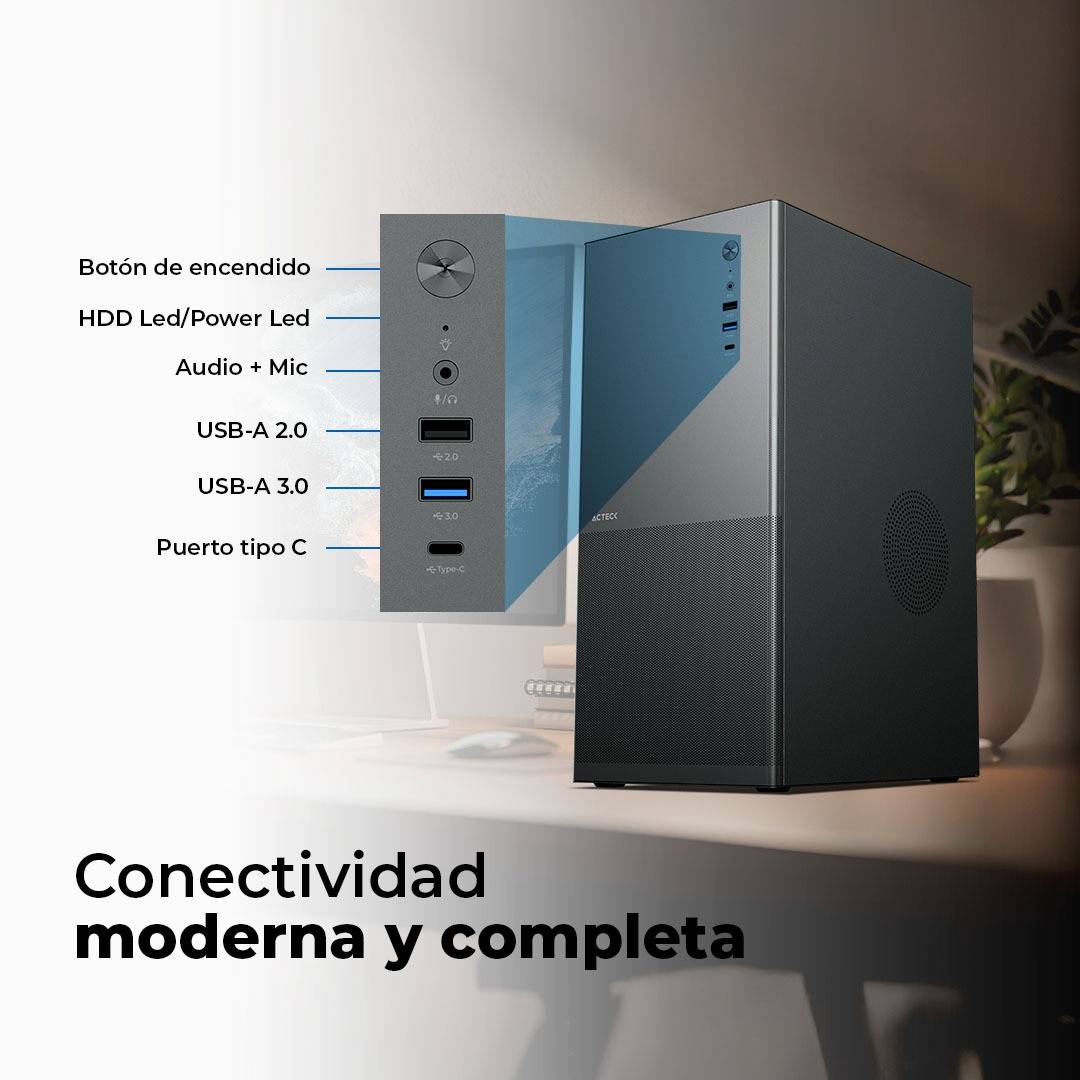 Gabinetes para Computadoras ACTECK REX MAX GM757