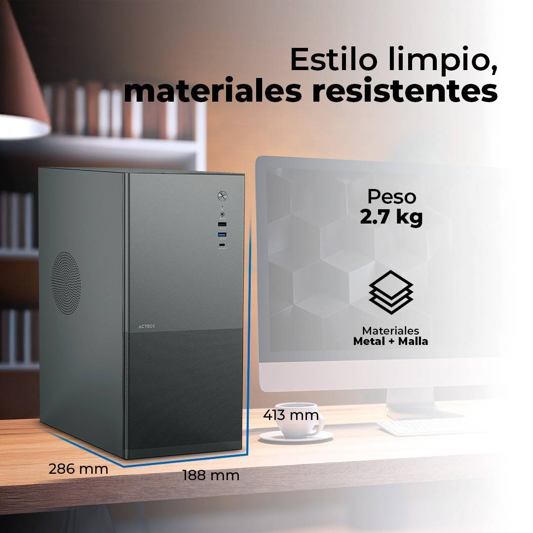 Gabinetes para Computadoras ACTECK REX MAX GM757