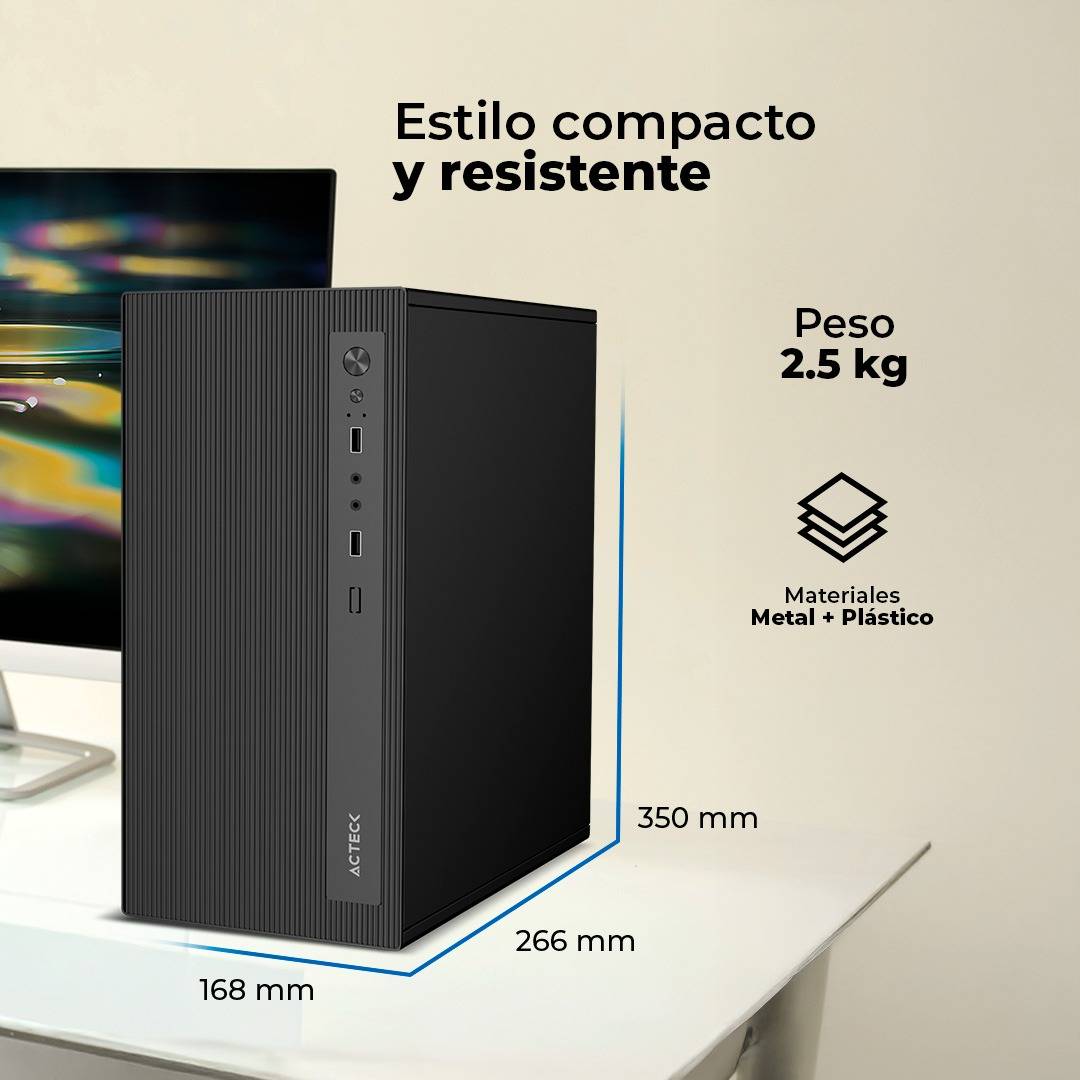 Gabinetes para Computadoras ACTECK ZARETH GI210F