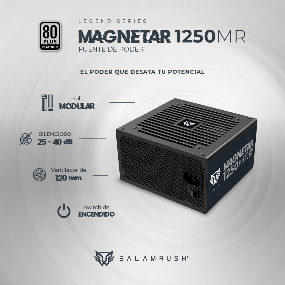 Fuente de poder Balam Rush 1250MR 