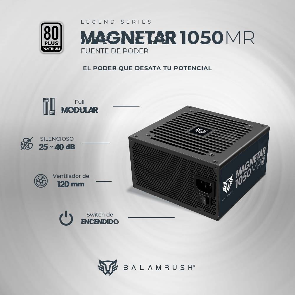 Fuente de poder Balam Rush 1050MR 