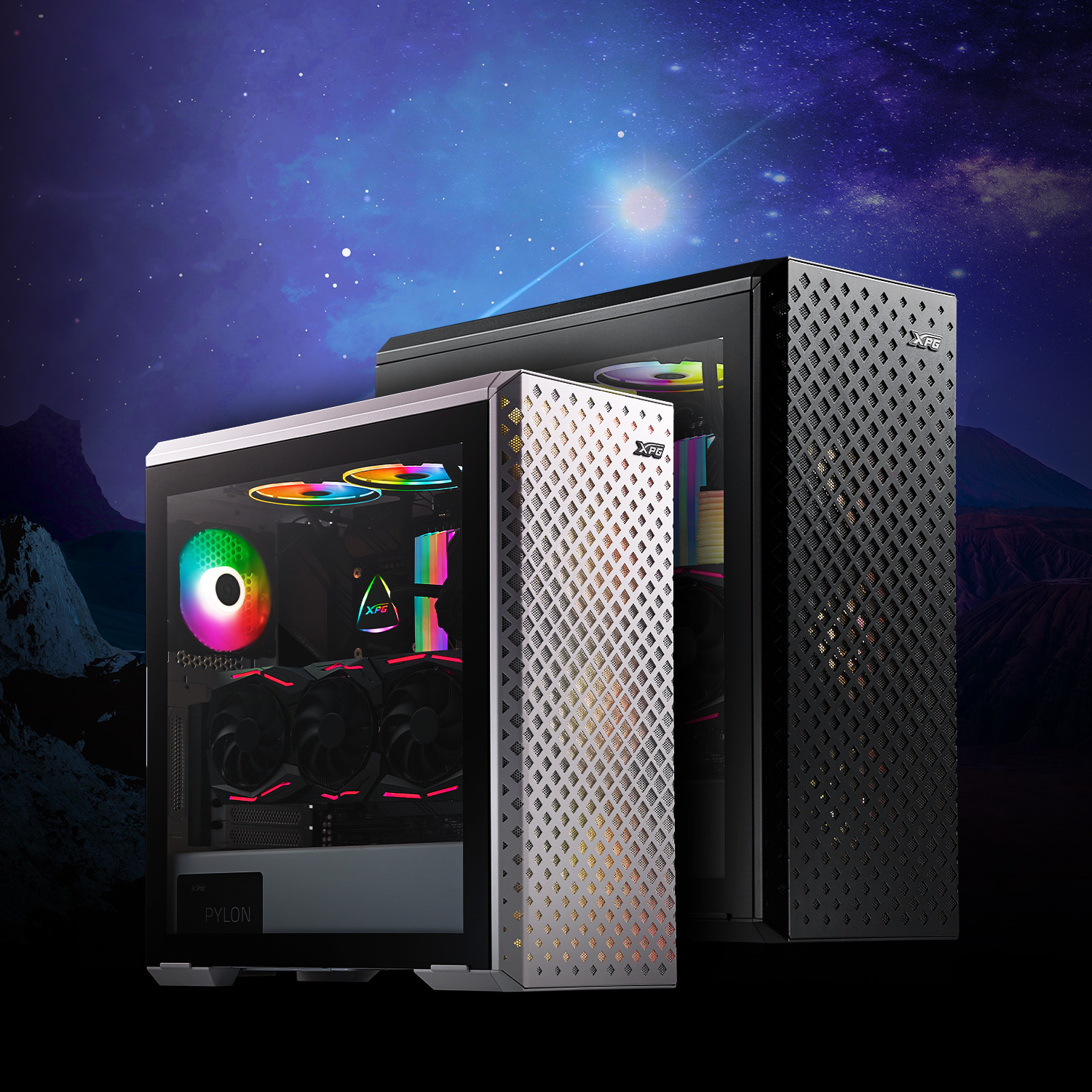 Gabinete Gaming XPG XPG DEFENDER PRO-WHCWW