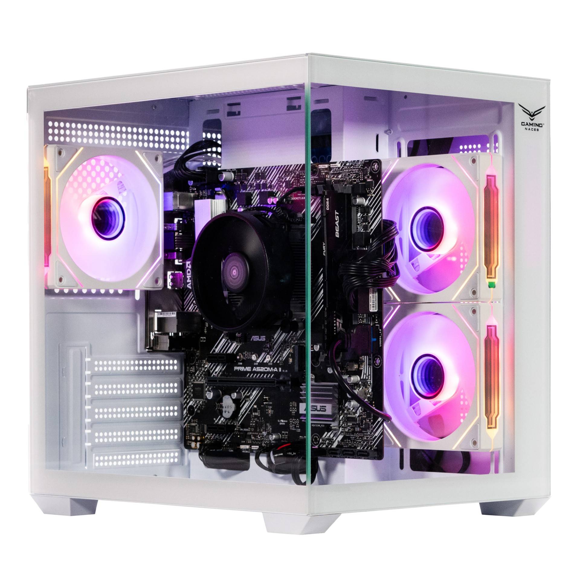 Gabinetes Gaming Naceb Gaming Na-0636B