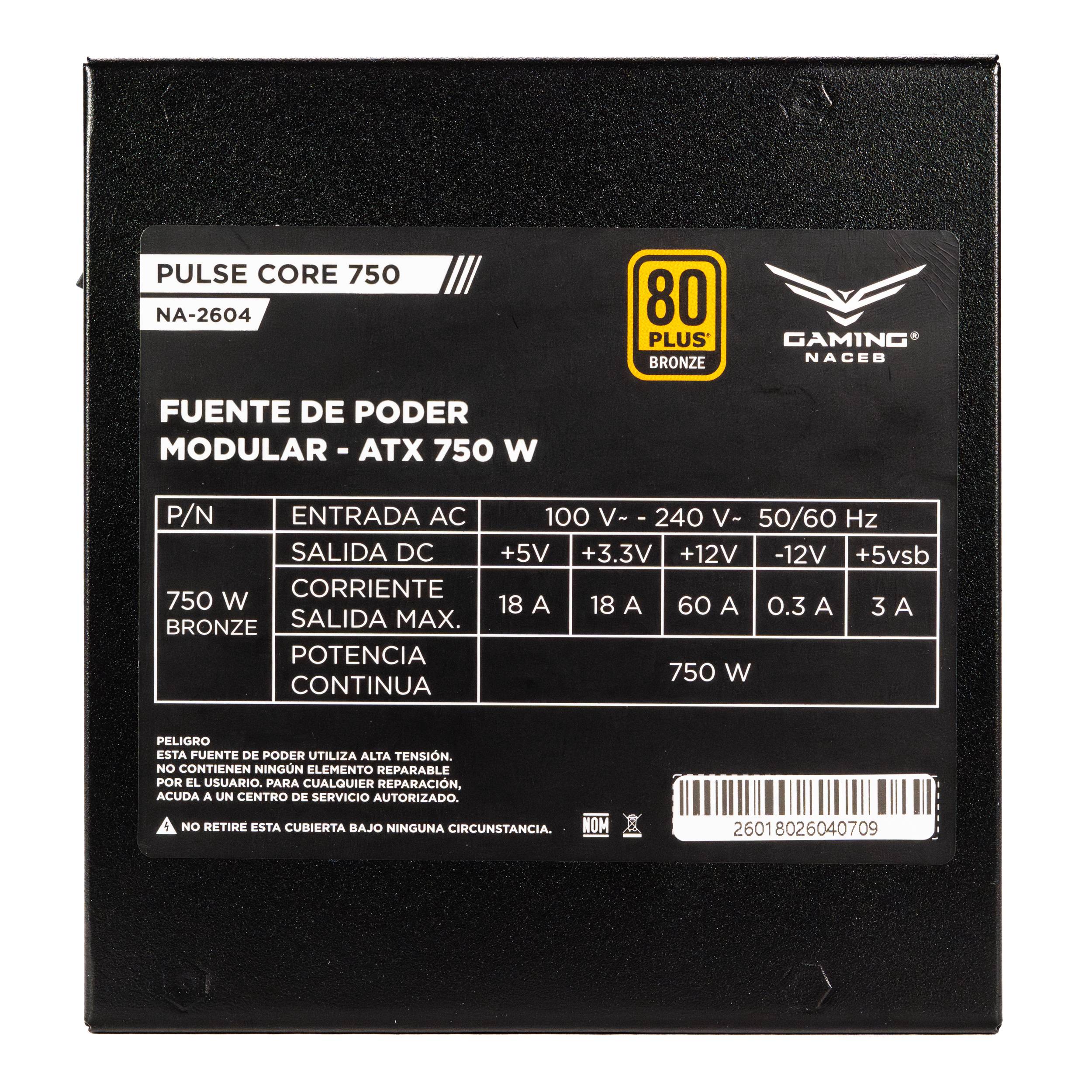 Fuente de poder Naceb Technology NA-2598