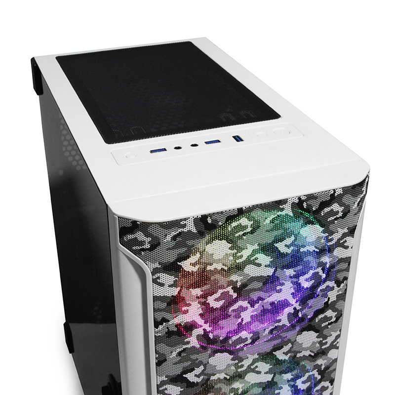 GABINETE  HOLLOW 2500 ATX,C/T 3VEN ARGB/MESH/ Yeyian YGH-49704