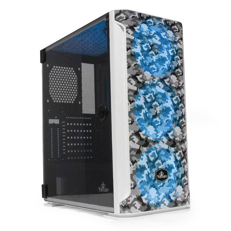 GABINETE  HOLLOW 2500 ATX,C/T 3VEN ARGB/MESH/ Yeyian YGH-49704