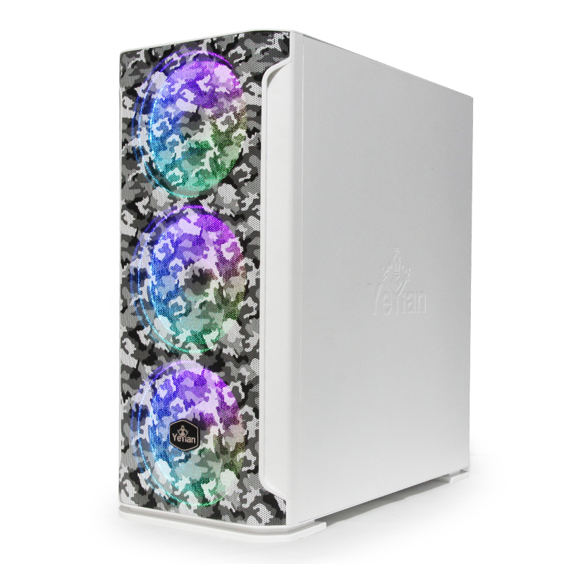 GABINETE  HOLLOW 2500 ATX,C/T 3VEN ARGB/MESH/ Yeyian YGH-49704