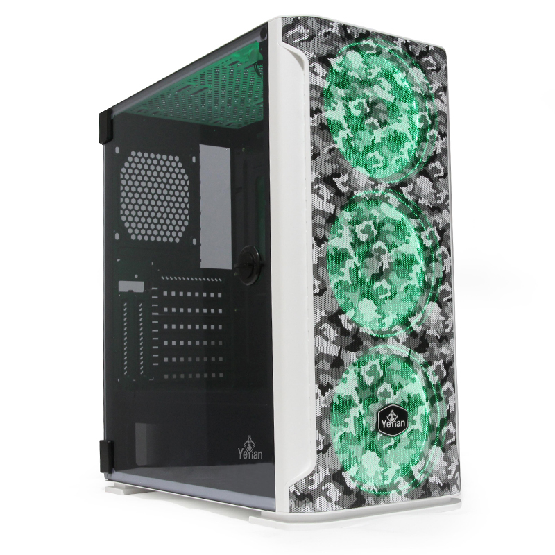 GABINETE  HOLLOW 2500 ATX,C/T 3VEN ARGB/MESH/ Yeyian YGH-49704