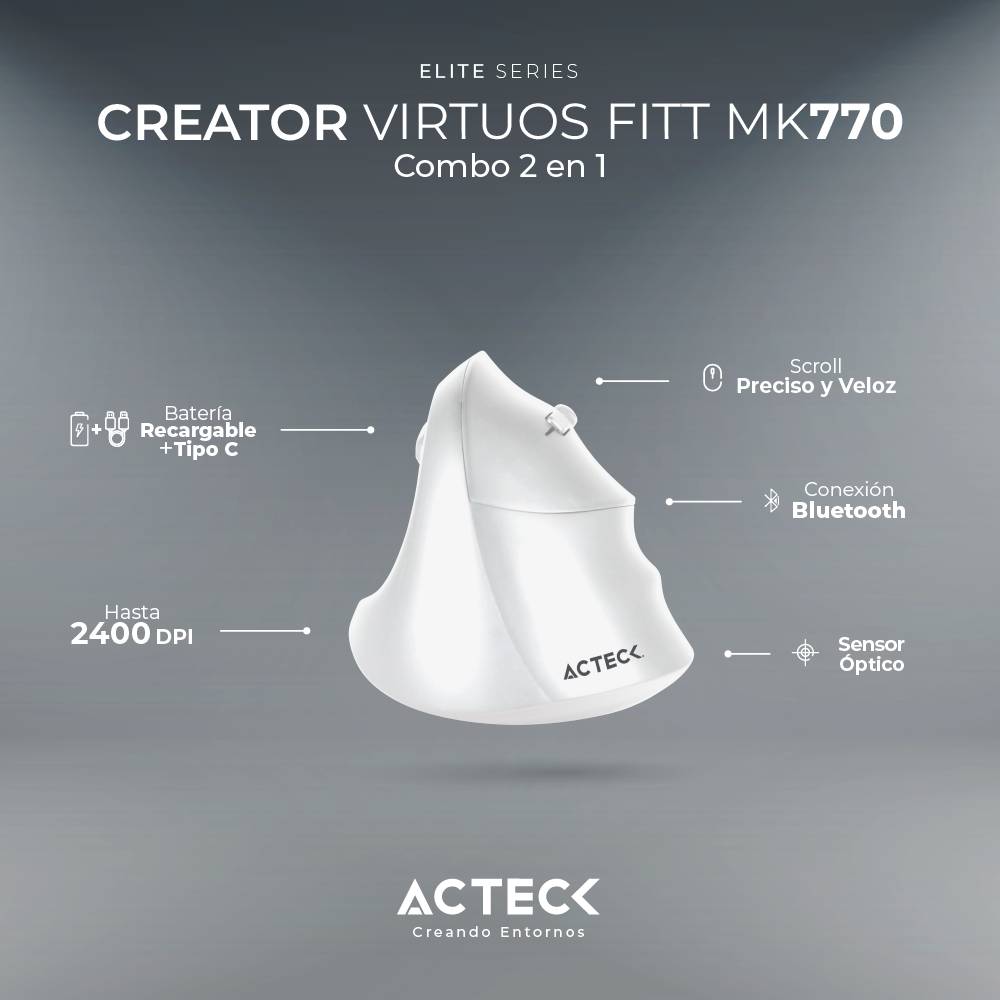 Kit Teclado y Mouse ACTECK MK770 
