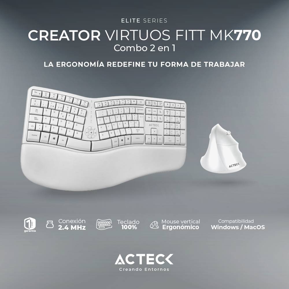 Kit Teclado y Mouse ACTECK MK770 