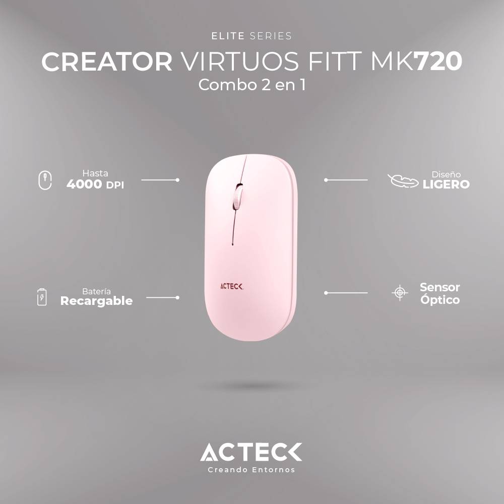 Kit teclado y mouse ACTECK MK720 