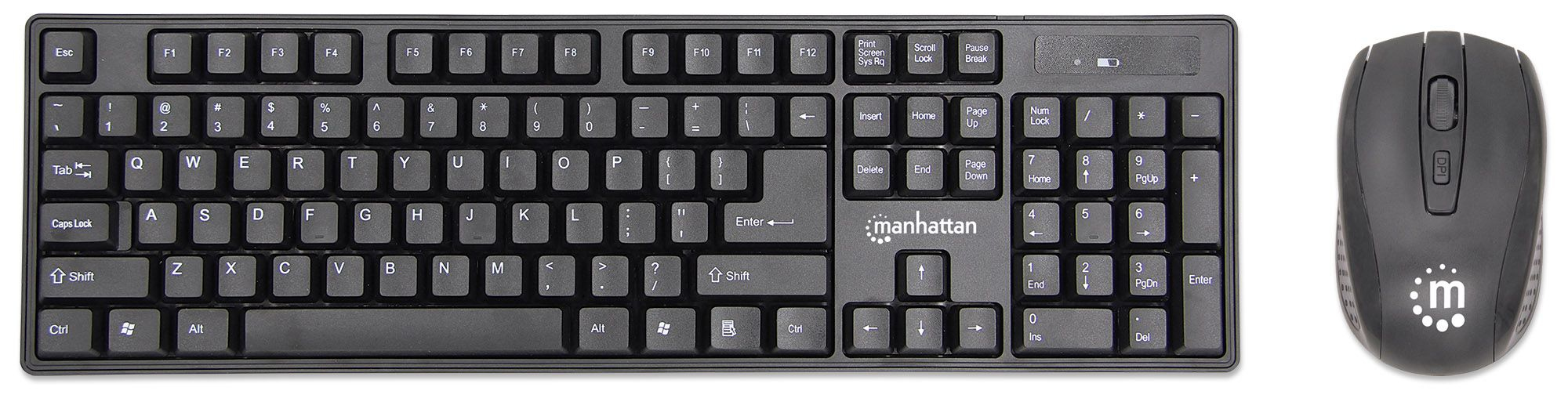 Kit de teclado y mouse  MANHATTAN 178990