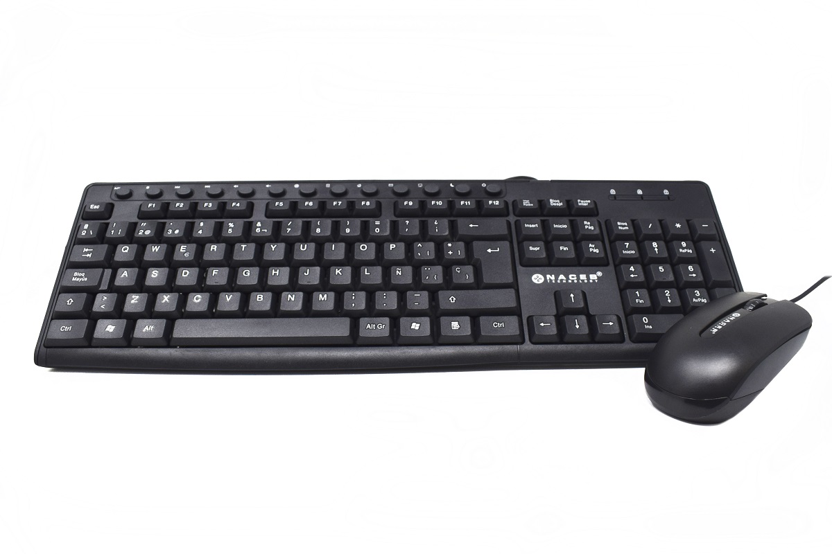Kit de Teclado y Mouse Naceb Technology NA-112N