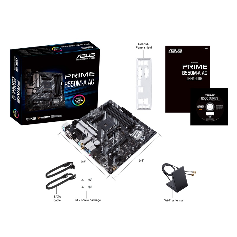Motherboard  ASUS PRIME B550M-A AC