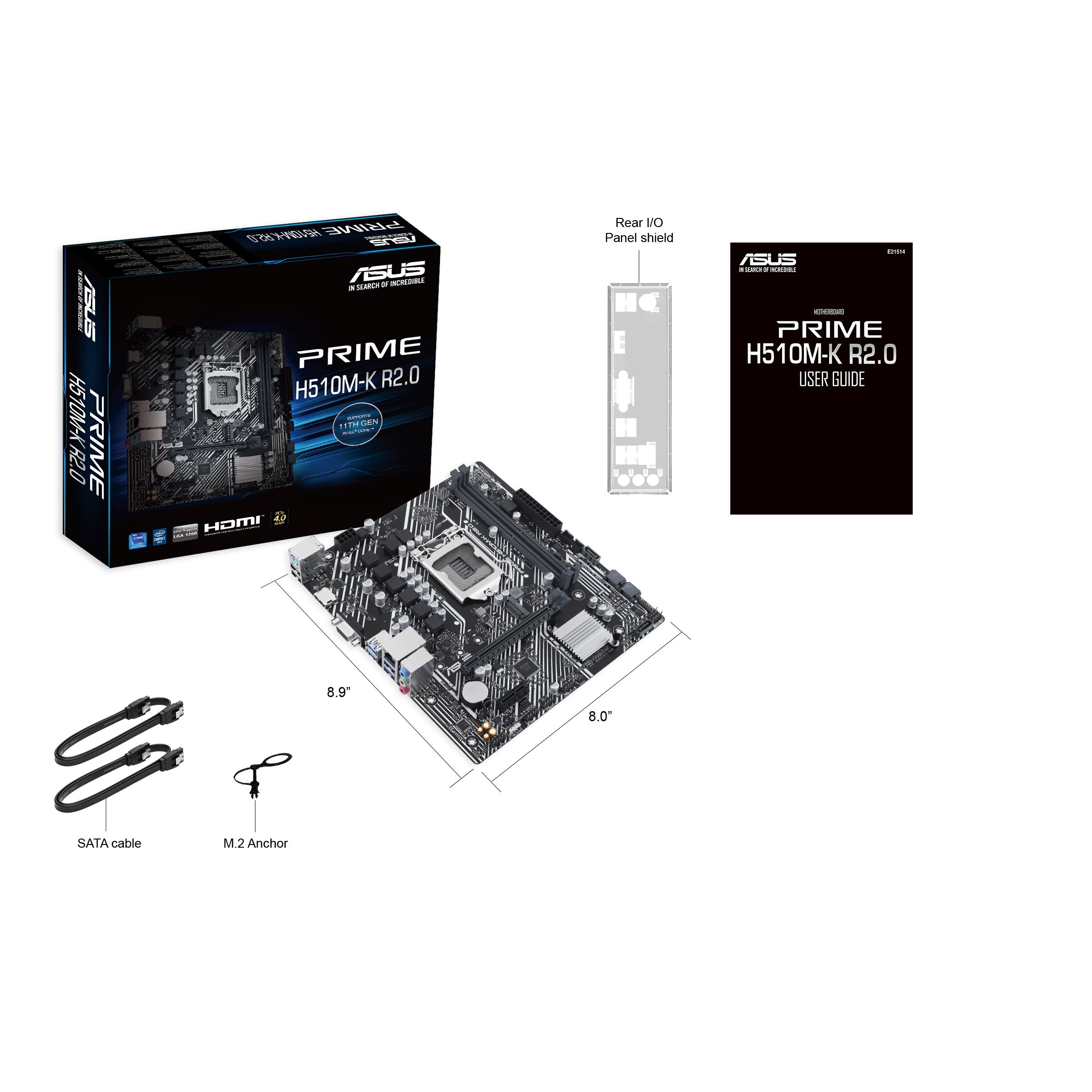 Motherboard ASUS PRIME H510M-K R2.0         